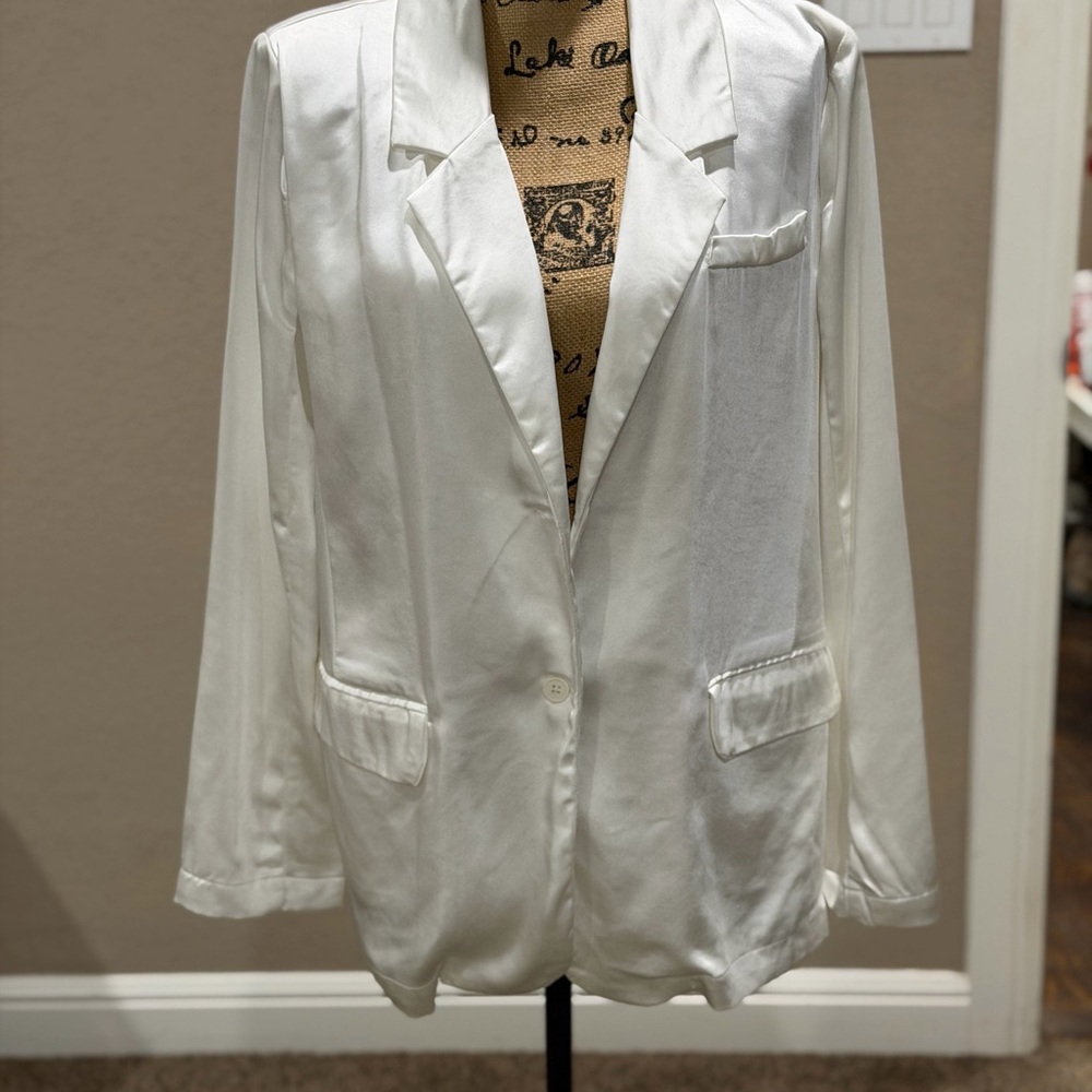 Vintage White Women's Blazer